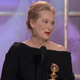 Golden Globes 2010: Meryl Streep (Screenshot: YouTube)
